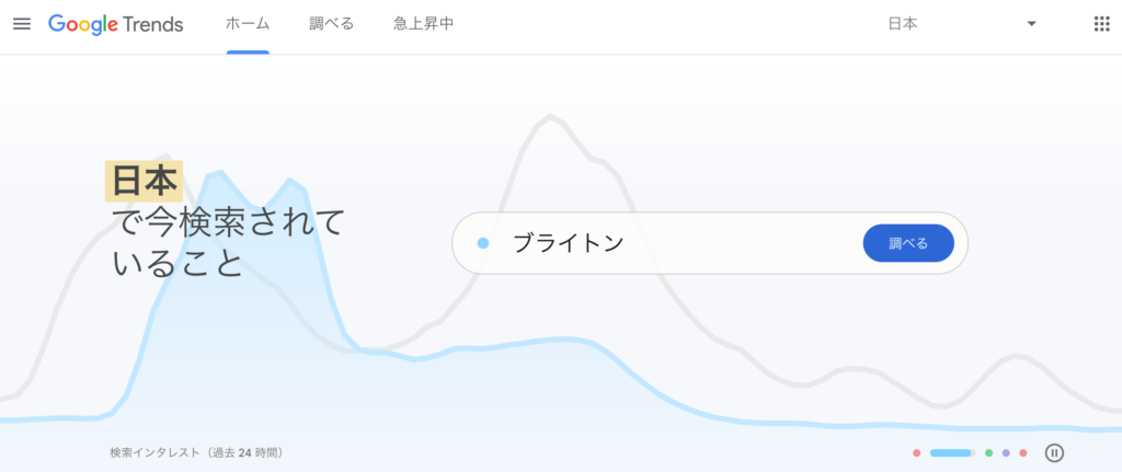 Googleトレンドの画像