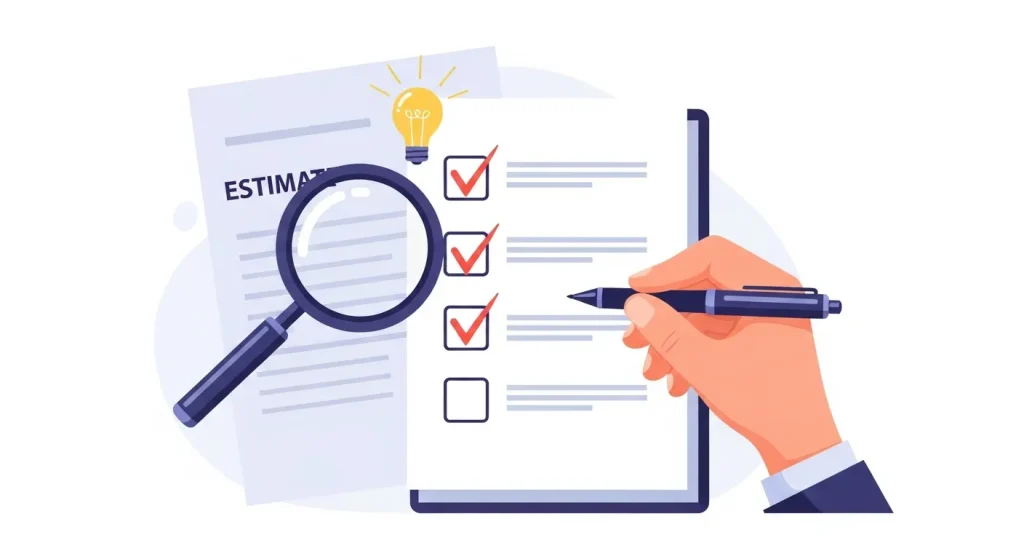 見積り取得時の具体的チェックリスト