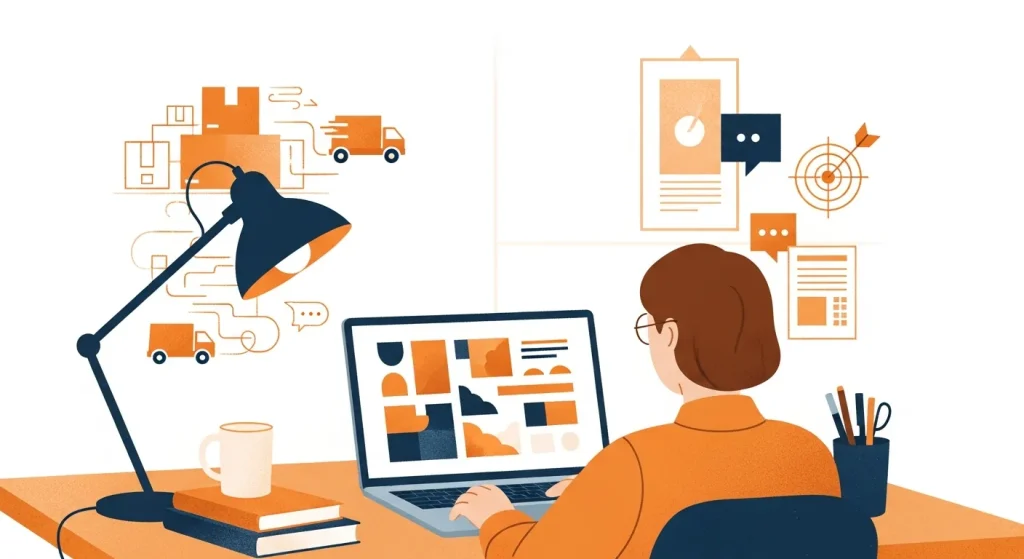 物流と広告で初動の流入を作る